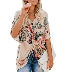 Apricot Floral Top